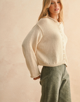 Light Weight Button Front Cardigan