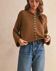 Light Weight Button Front Cardigan