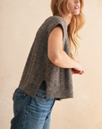 Textured Pattern Sweater Vest