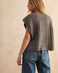 Textured Pattern Sweater Vest