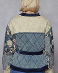 Velzie Quilted Tie Jacket