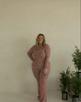 Women's Bamboo Pajamas | Red Gingham