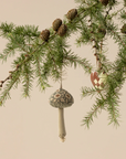Mushroom ornament, Winter flower - Green