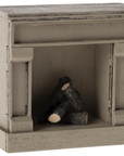 Fireplace, Mouse - Off white Maileg