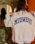 Midwest Oversized Exposed Seam Sweatshirt