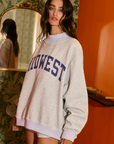 Midwest Oversized Exposed Seam Sweatshirt