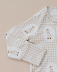 Bamboo Zip Romper | Gingham & Goose