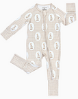 Bamboo Zip Romper | Gingham & Goose