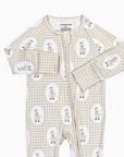 Bamboo Zip Romper | Gingham & Goose