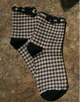 Midnight Gingham Socks