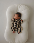 *SALE* Bamboo Zip Romper | Midnight Stripe