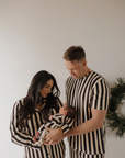 *SALE* Bamboo Zip Romper | Midnight Stripe