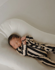 *SALE* Bamboo Zip Romper | Midnight Stripe
