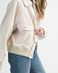 Button-Up Jacket with Patch Pockets