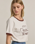 Howdy Cowboy Hat Ringer Tee