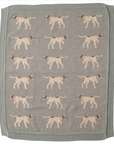 Dog Named Red Cotton Knit Baby Blanket