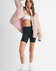 Mauve Swoon Puffer Jacket