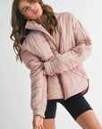 Mauve Swoon Puffer Jacket