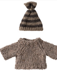 Knitted sweater and hat, Big brother mouse Maileg