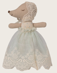 Baby mouse in gown - Mint Maileg