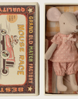 Big sister mouse in matchbox Maileg