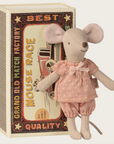Big sister mouse in matchbox Maileg
