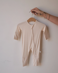 PRE ORDER - Bamboo Zip Pajamas | Sadie Stripe