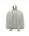 MINI BACKPACK SAGE GINGHAM, Quincy Mae