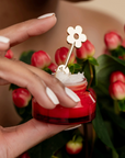 Lip Care Spatula, Gold Daisy