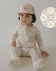 Bamboo Zip Romper | Cottage Quilt