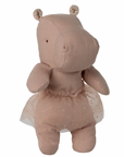 Hippo w. skirt, Small - Soft rose Maileg