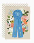 Mom Ribbon - Blank Greeting Card