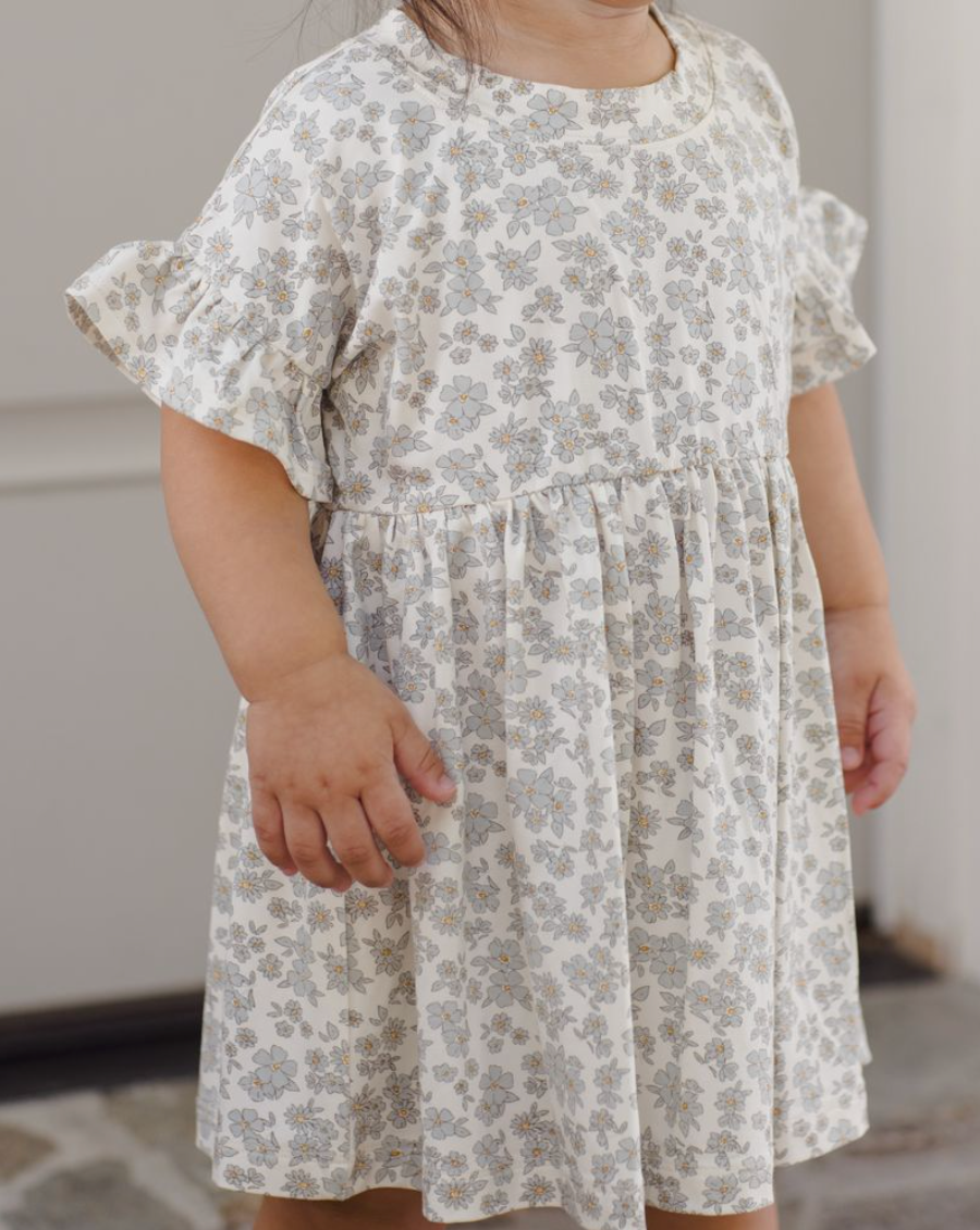 Bamboo Babydoll Dress Blue Floral, Quincy Mae – Kindred Shop & Studio