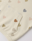 Waffle Sweater Set || Confetti Hearts, Quincy Mae