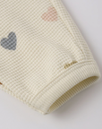 Waffle Sweater Set || Confetti Hearts, Quincy Mae