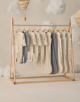Bamboo Zip Footie || Elephants, Quincy Mae