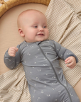 Bamboo Zip Footie || Starlight, Quincy Mae