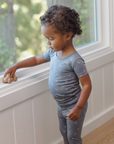Bamboo Short Sleeve Pajama Set || Starlight, Quincy Mae