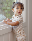 Bamboo Short Sleeve Pajama Set || Wildflower, Quincy Mae