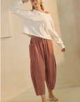 Ruby Textured Cropped Pants