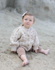 Kids Eyelet Cardigan - Sandstone Cove