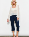 Gabrielle Ruched Blouse