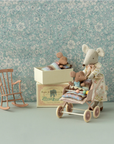 Rocking chair, Mouse - Dark powder, Maileg