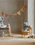 Rhino, Medium - Dusty blue, Maileg