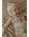 Willa Bamboo Footie - Patchwork