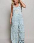 Sadie Blue Plaid Overalls
