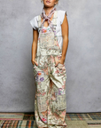 Lacey Printed Patchwork Relaxed Fit Jogger Overall