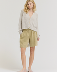 Cloud Textured Vneck Cardigan