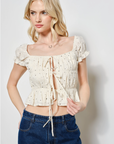 Maddox Eyelet Top