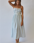 Dune Striped Midi Sundress